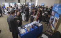 job fair in auditorium space