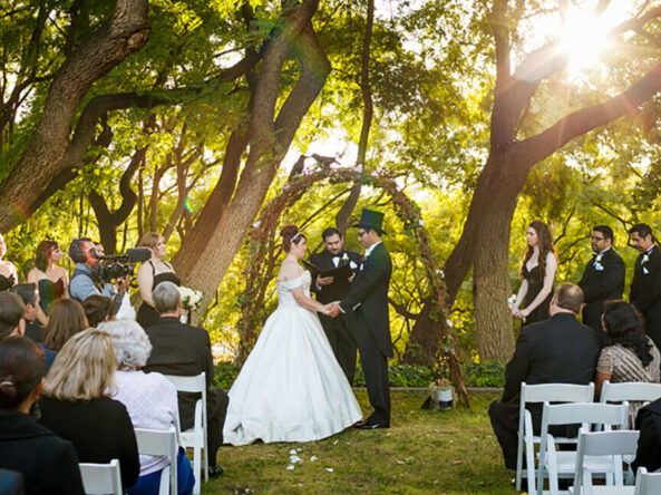 outdoor wedding ceremony