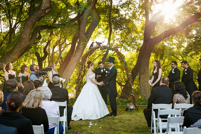 outdoor wedding ceremony