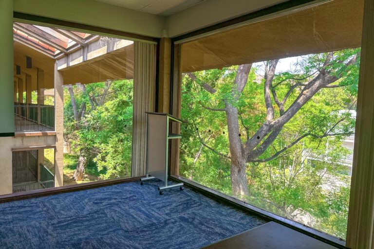 Meeting room with scenic view