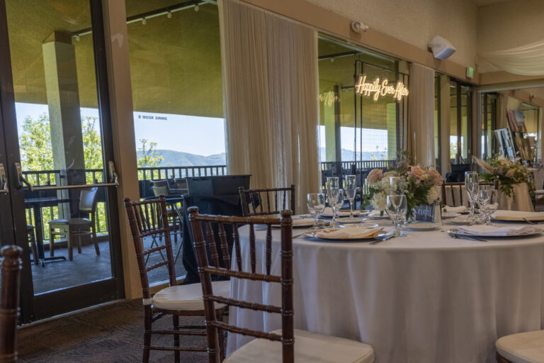 View of sweethearts table