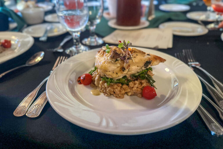 roasted chicken dinner